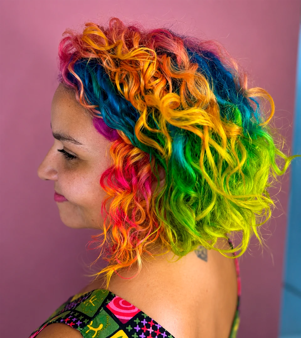 Visual com coloração criativa